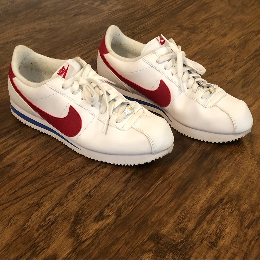 Nike Men’s White Cortez Sneakers SIZE 12